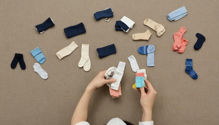 Comment plier des chaussettes courtes selon Marie Kondo